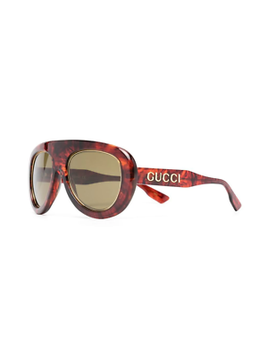 Authentic ? GUCCI Acetate Oversize Sunglasses GG1152S Tortoise 65e7d6cebd0629f86bd23db1.jpg main image 3