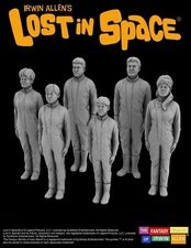 Green Strawberry 1/35 Lost in Space - Crew in Freezing tubes Resin Figures