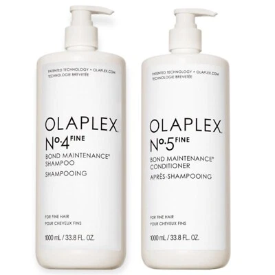 Olaplex No.4 Fine Bond Shampoo 1000ml OR Bond Conditioner 1000ML OR Combo - UK