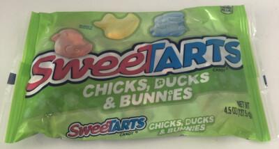 New SweeTARTS Easter Chicks, Ducks, & Bunnies Candy. SHIPS N 24HRS