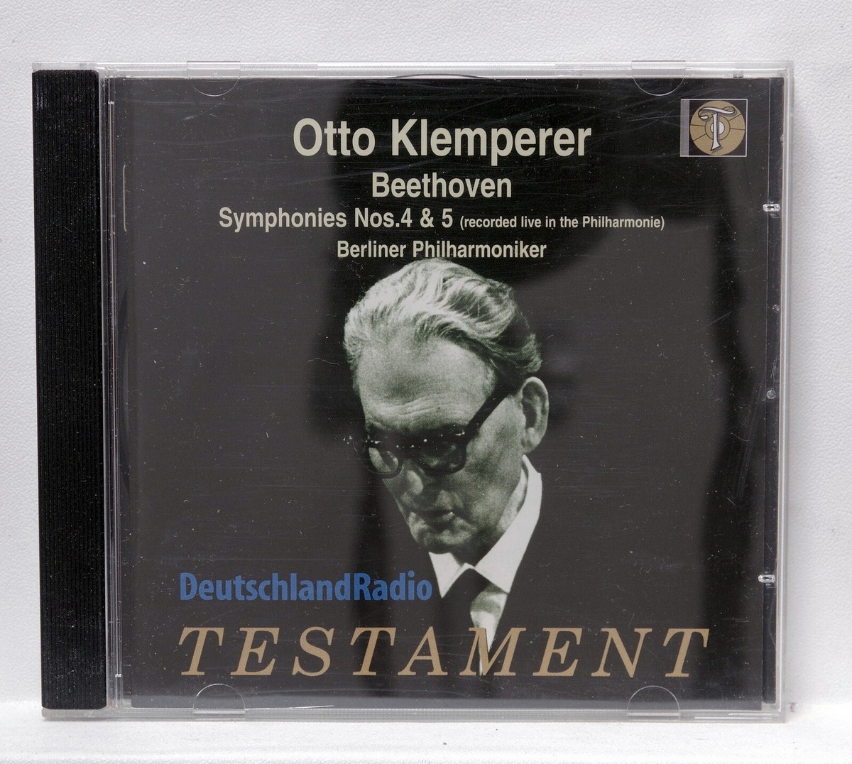 OTTO KLEMPERER - BEETHOVEN symphonies nos.4 & 5 - TESTAMENT CD NM