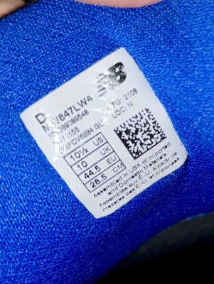 New Balance 847 V4 Walking Shoes MW847LW4 Arctic Fox/Black Size