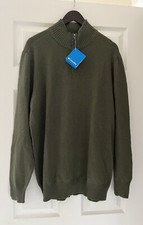 NWT Columbia Spruce Bluff Half Zip Sweater Green Men  s Large
