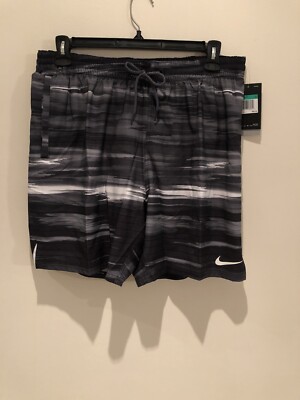 Nike Volley 7  Lined Short Grey/Black Nessa498-001 SU28861 Size XL