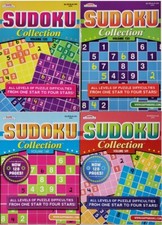 4 New Sudoku Collection Puzzle Books Vol 122,123,148,149 KAPPA GAMES Hobby Fun