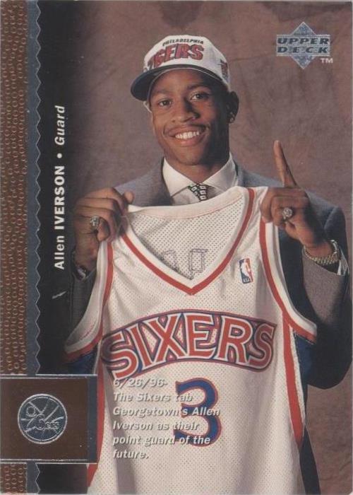 1996-97 Upper Deck Allen Iverson #91 for sale