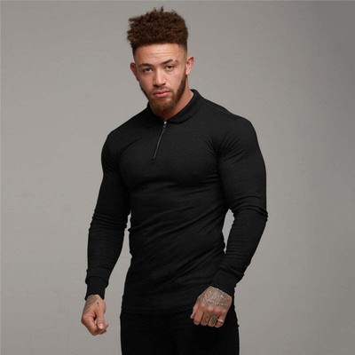 Fashion Casual Cotton Running Slim T-shirt