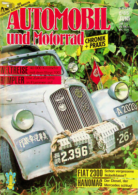 Automobil Chronik 06/1985 Tatra 57 BMW 700 Peugeot 403 Fiat 2300 S Coupe
