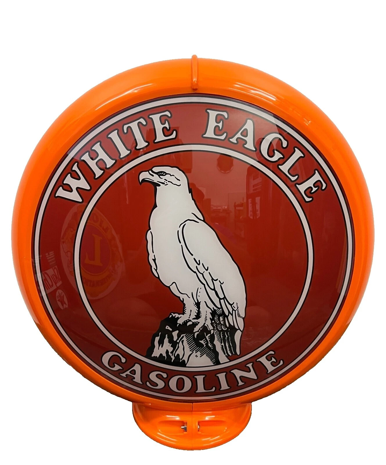 Reproduction White Collectible Gas & Oil Advertising