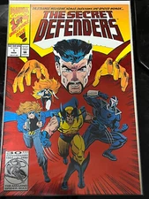 Secret Defenders #1 Red Foil Cover - 1st Issue! Marvel '93 Comic Dr Strange 🔥