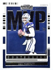 DAK PRESCOTT Cowboys 2021 Panini Contenders MVP CONTENDER INSERT Card #MVP-DPR