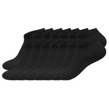 3-12 Pairs Unisex Ankle Quarter Socks Cotton Sport Low Cut Socks Size 9-11,10-13