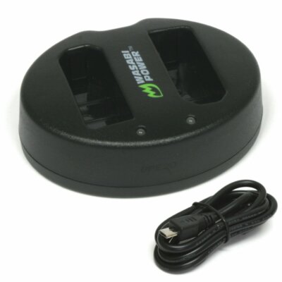 Wasabi Power Dual USB Battery Charger for Nikon EN-EL14, EN-EL14a, MH-24