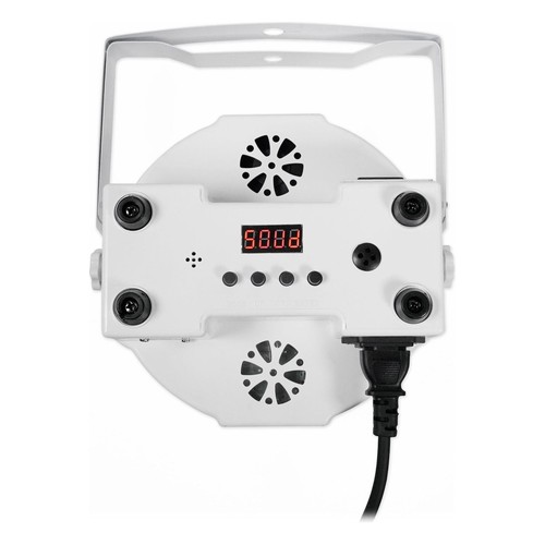 (10) Rockville RockPAR50 WHT LED RGB Par Can DJ/Club DMX Wash Lights+Cables - Picture 6 of 11