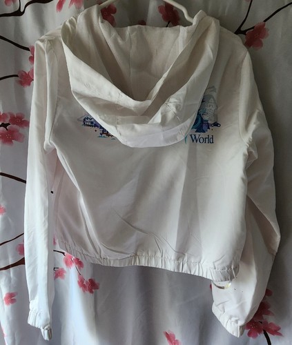 Walt Disney World 50th Anniversary White Rosegold Lightweight Zip Jacket Small - Picture 7 of 10