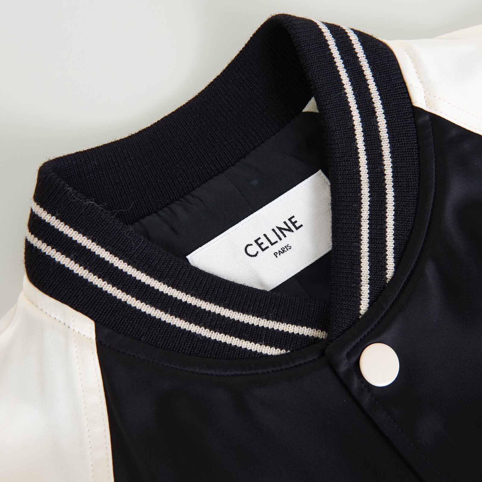 CELINE x ED BONER 3400$ Satin Teddy Jacket - Lost Paradise Embroidery, Loose Fit image 10