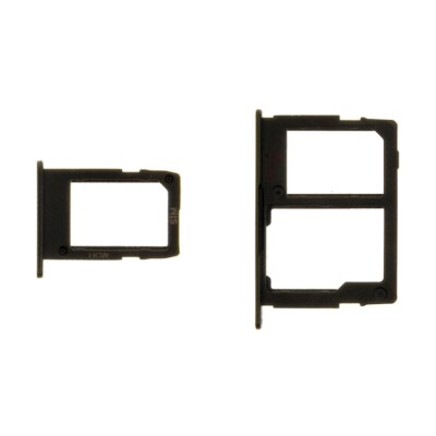 SIM Micro SD Card Tray Set  Samsung Galaxy J7 J730 2017 Black Replacement Part