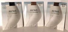 Vtg. Sears Nice Touch Daysheer Non Control Top Pantyhose Size C Lot of 3