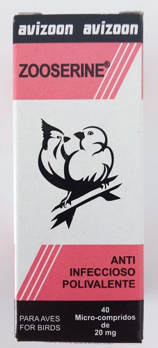 ZOOSERINE for birds from AVIZOON - zooserine from avizoon - 40 pills