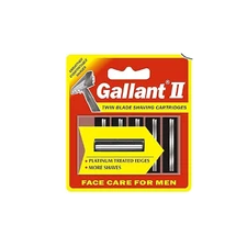 Gallant II  Blades fit Gillette Schick Trac Plus Razor Twin Cartridges Refills