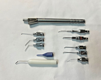 Set Of 11 Ophthalmic Irrigation/Aspiration Handpiece, Gauges & Accessories