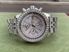 Breitling Super Avenger Chronograph A13370 9+ CT Diamonds Watch