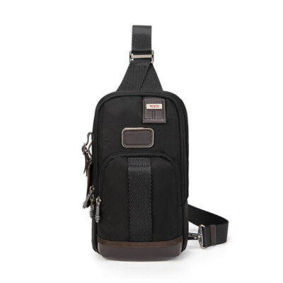 Tumi Men's Messenger Bag Ballistic Nylon Multi-Functional Shoulder Bag Chest Bag