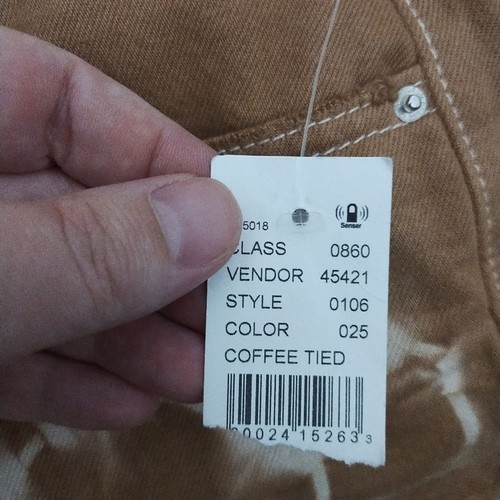 PacSun Coffee Tied High Waist Mom Boho Festival Rodeo Preppy Jeans 27 - Picture 6 of 6