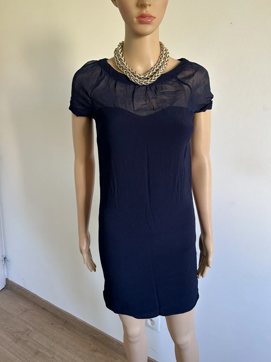 Robe en denim avec col lavallière - Bleu denim foncé - FEMME | H&M FR Robe en denim avec col lavallière - Bleu denim foncé - FEMME | H&M FR