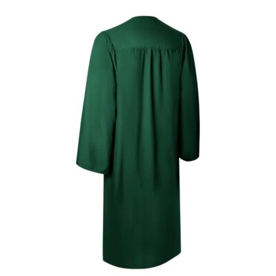 hunter green graduation dress A-Line Knee Length Satin Graduation Dresses COCOMELODY CS0559, Lake Blue main image 0