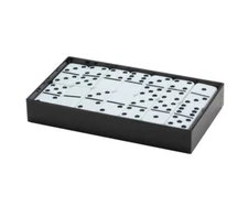Dominoes Double 6 Six Jumbo Size White Color 