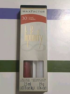 Max Factor Lipfinity Lipcolor Lipstick 30 COOL FRAICHE Original Formula New
