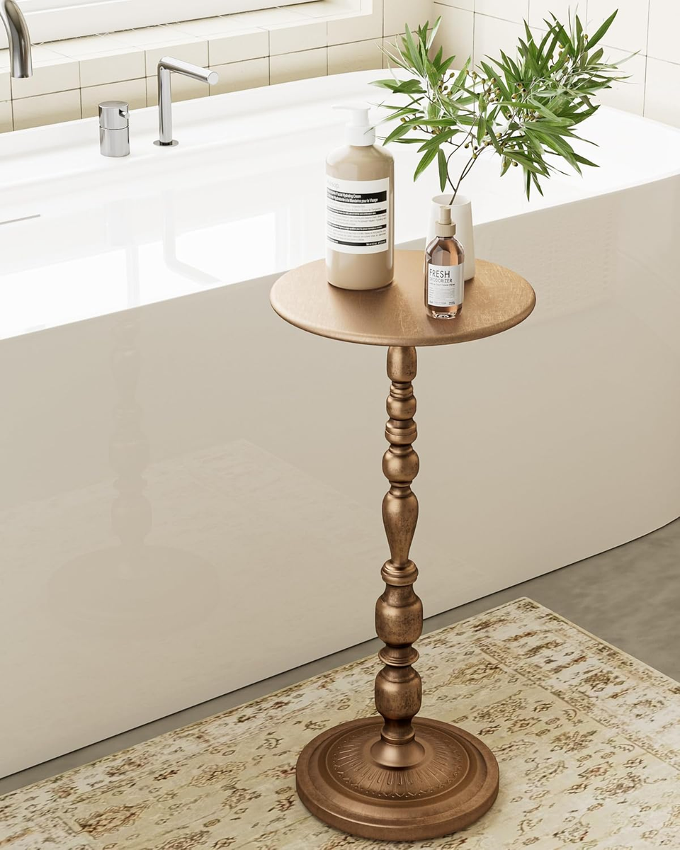 Art Deco Gold Side Table, 25