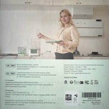 Momcozy Bottle Sterilizer and Dryer, Modular Nesting Space Saving Design, 6 Bo 1