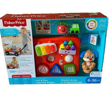 Fisher-Price Laugh  Learn Pull  Play Learning Wagon Toddler Toy 6-36 Months