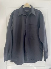 Vintage GU Guide Urban Mens Shirt Medium M Long Sleeve, Black