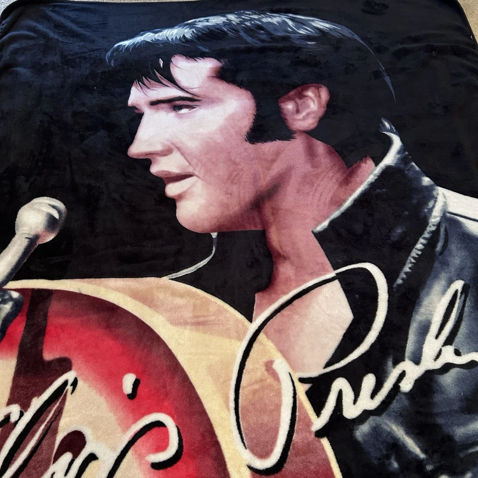 Manta Elvis Presley 68 ESPECIAL Piel Sintética Regal Confort Suave Vellón 86X72 LEER Foto 2 de 3
