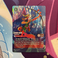 Disney Lorcana TCG Robin Hood - Sharpshooter Enchanted 215/204