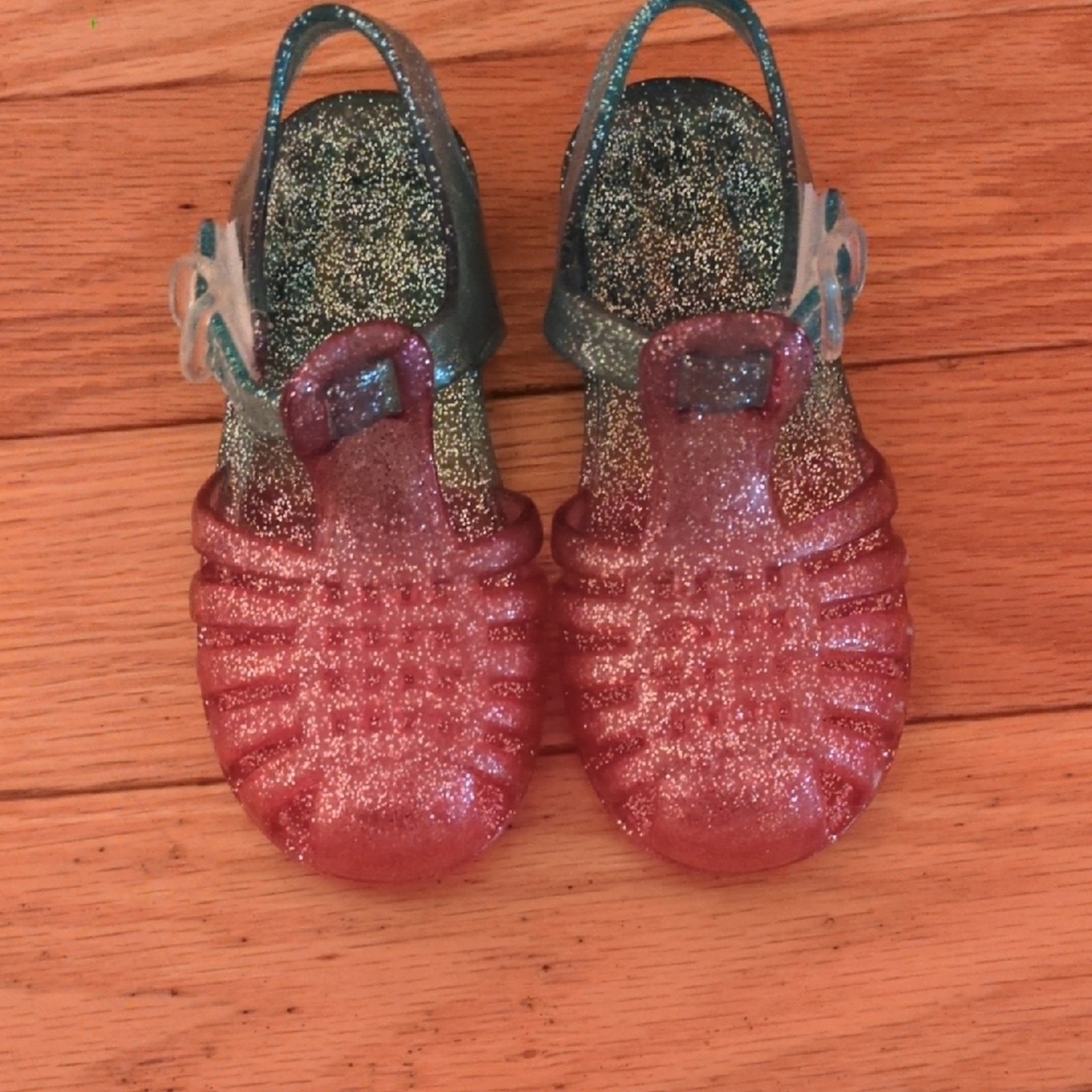 Sandalias impermeables coloridas rosa y azul para niños talla 8