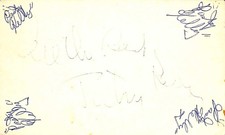 Patsy Kelly Actress Signed 3x5 Index Card Beckett Authenticated