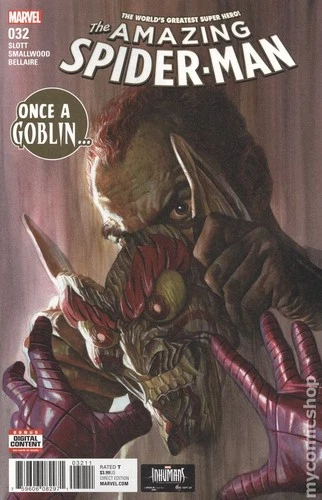 Amazing Spider-Man #32A Ross VF- 7.5 2017 Stock Image