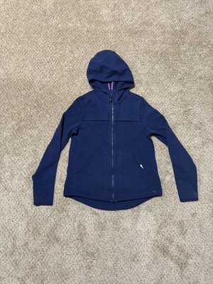 Ivivva By Lululemon Full Zip Hoodie Womens 14 Blue Lightweight Activwear