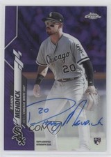 2020 Topps Chrome Rookie Purple Refractor 140/250 Danny Mendick #RA-DME Auto ti8