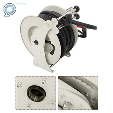 3/4" x 50' Diesel Hose Swivel Reel Auto Refueling Gun Fuel Hose Reel Retractable