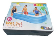 Intex 2 X 1.5m Inflatable Pool Paddling Family Sized Large Swimming Pool 3+ 6x4’