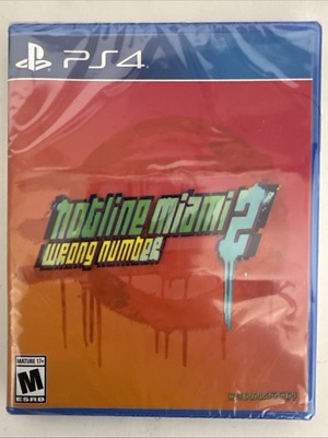 Hotline Miami 2 Wrong Number PS4 Limited Copies 1626 Of 2000 New Sealed