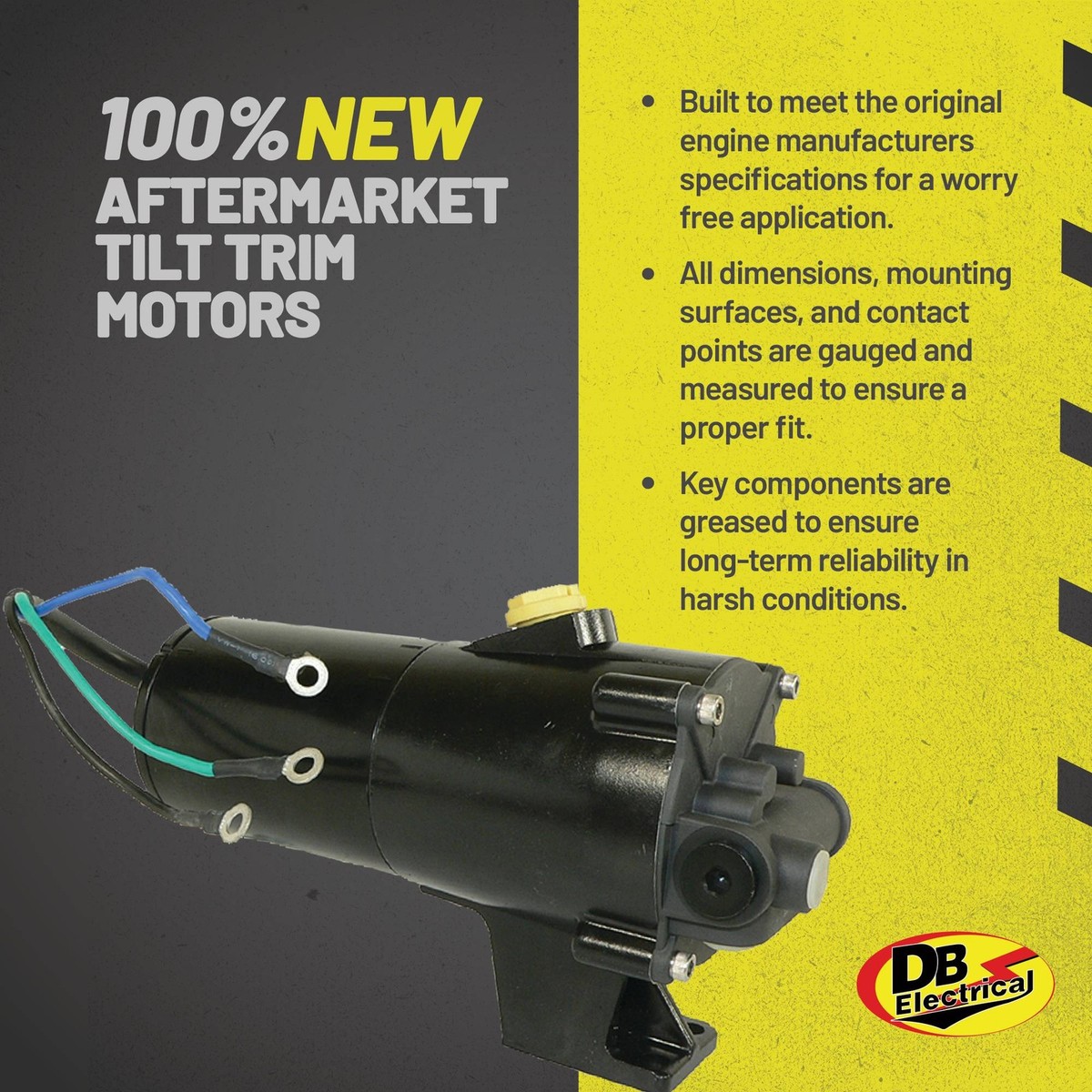 Tilt Trim Motor for Volvo Penta with Pump 852928 852928-1 EVH4002