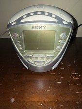 Sony LIV CD  AM/FM Radio Alarm Model ICF-CD853V Works Perfectly  RARE Find 