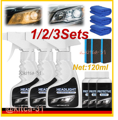 Headlight Restoration Kit Car Vehicle Lamp Lens Cleaning Polish Repair Tool New