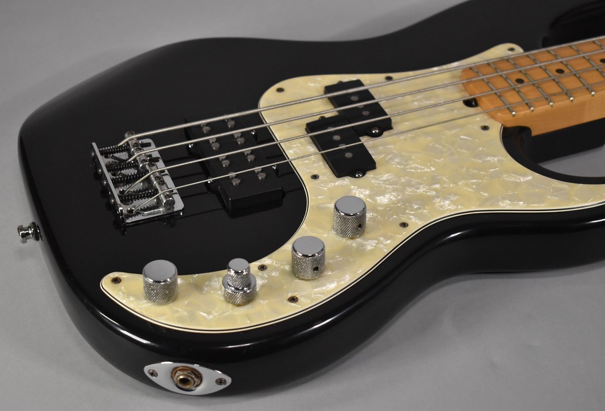 1997 Fender American Deluxe Precision Bass Black Finish w/OHSC | eBay